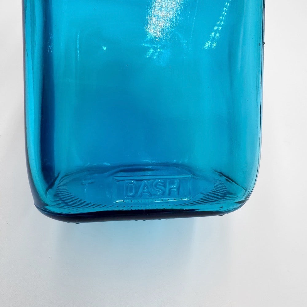 Bocaux publicitaires verres colorés années 70