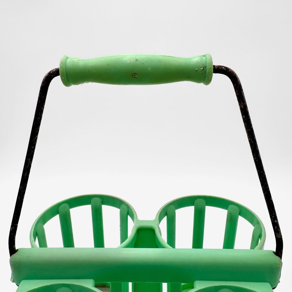Porte-bouteilles Pola teinte vert d'eau années 60