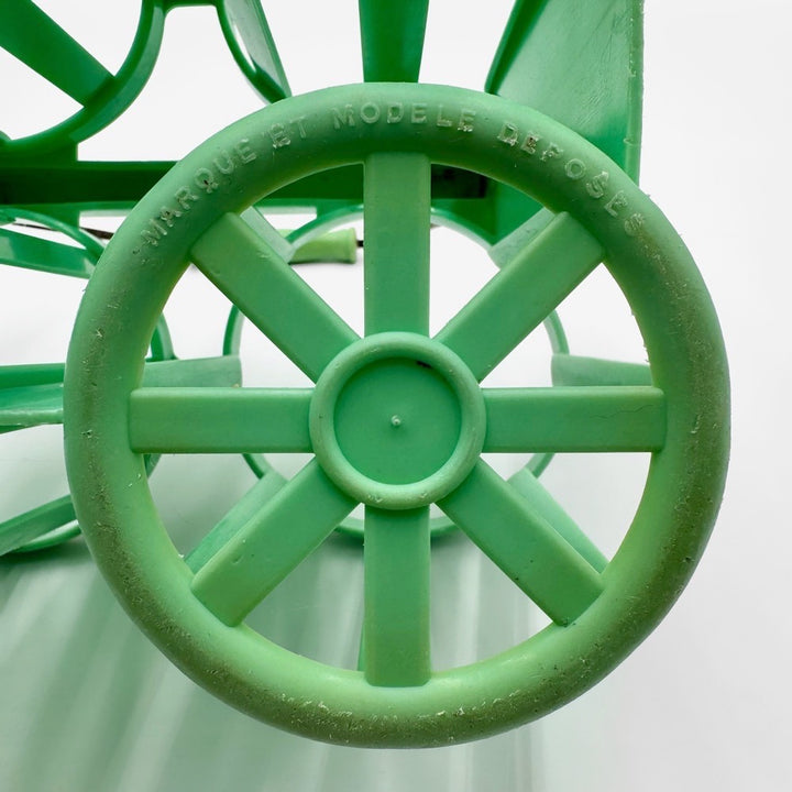 Porte-bouteilles Pola teinte vert d'eau années 60