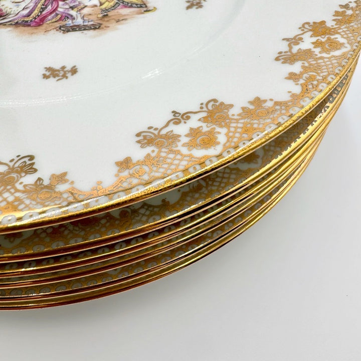 Assiettes et plat Limoges modèle Nankin