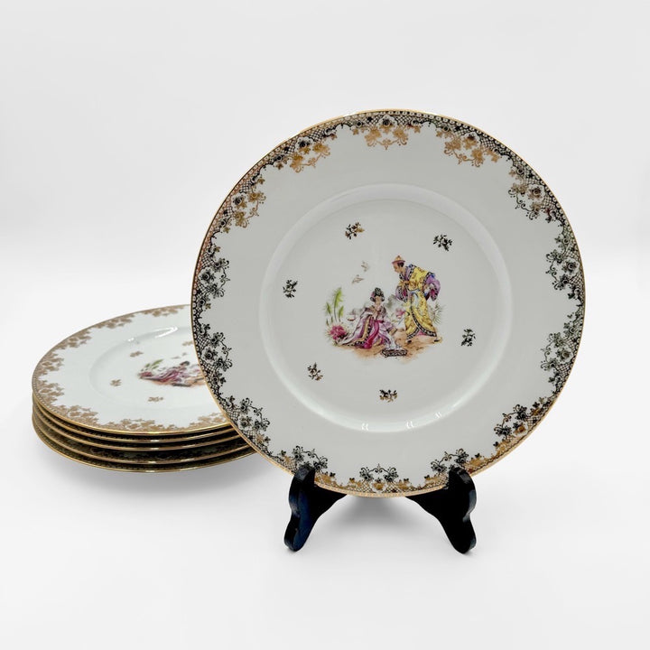 Assiettes et plat Limoges modèle Nankin