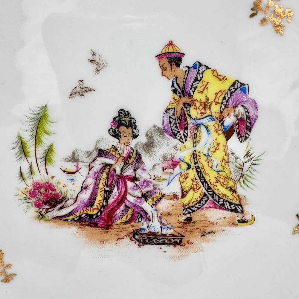 Assiettes et plat Limoges modèle Nankin