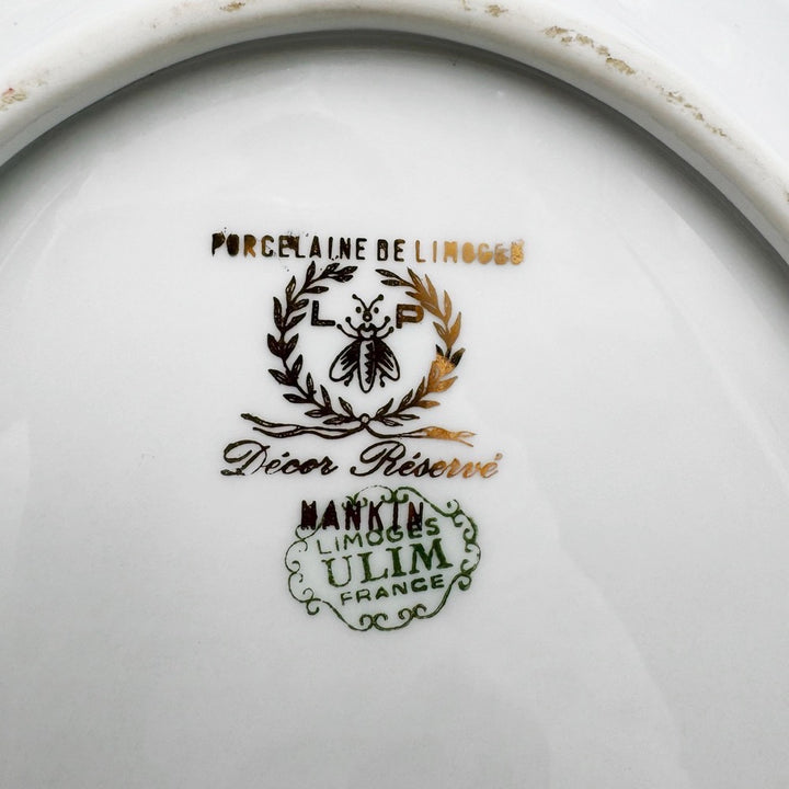 Assiettes et plat Limoges modèle Nankin
