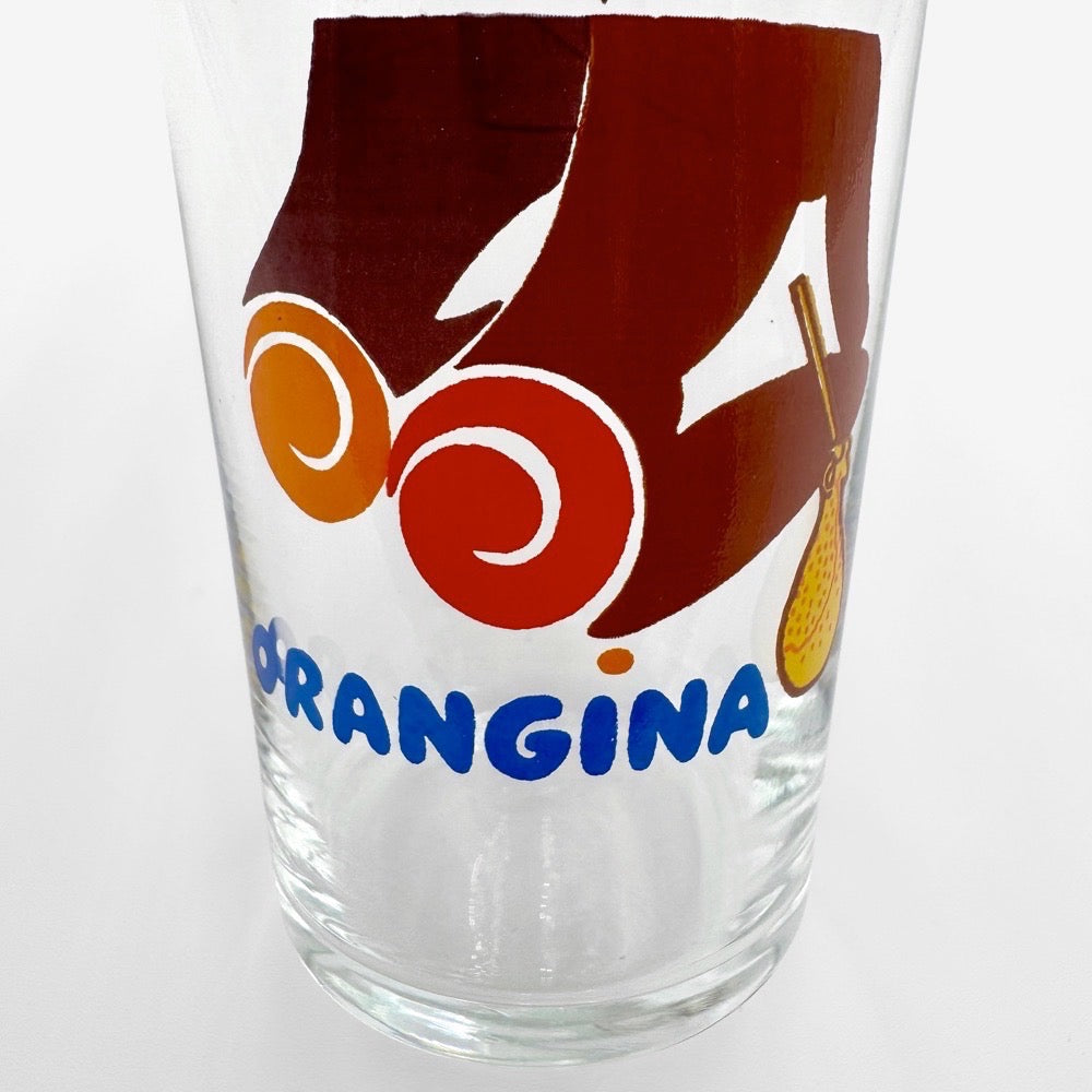 10 verres publicitaires Orangina Villemot années 70