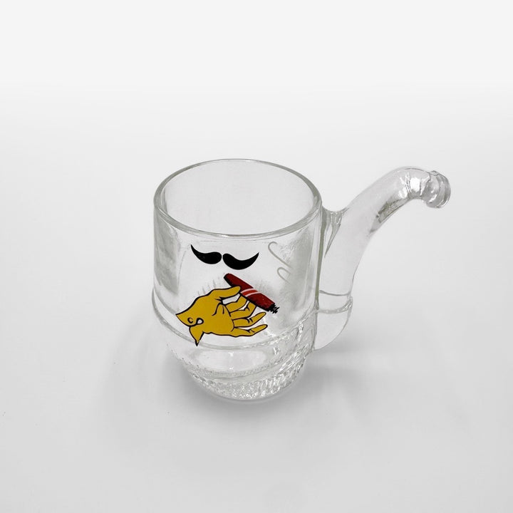 Verres à Shot sérigraphie tabac années 50