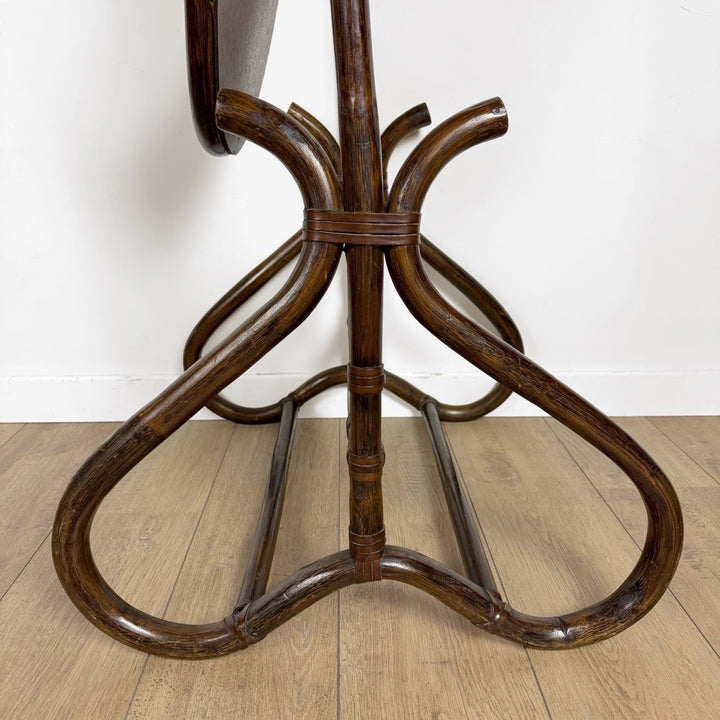 Miroir psyché bois courbé années 60