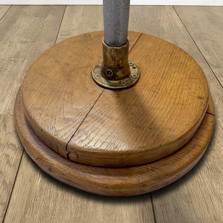 Porte-manteaux perroquet ancien bois et métal