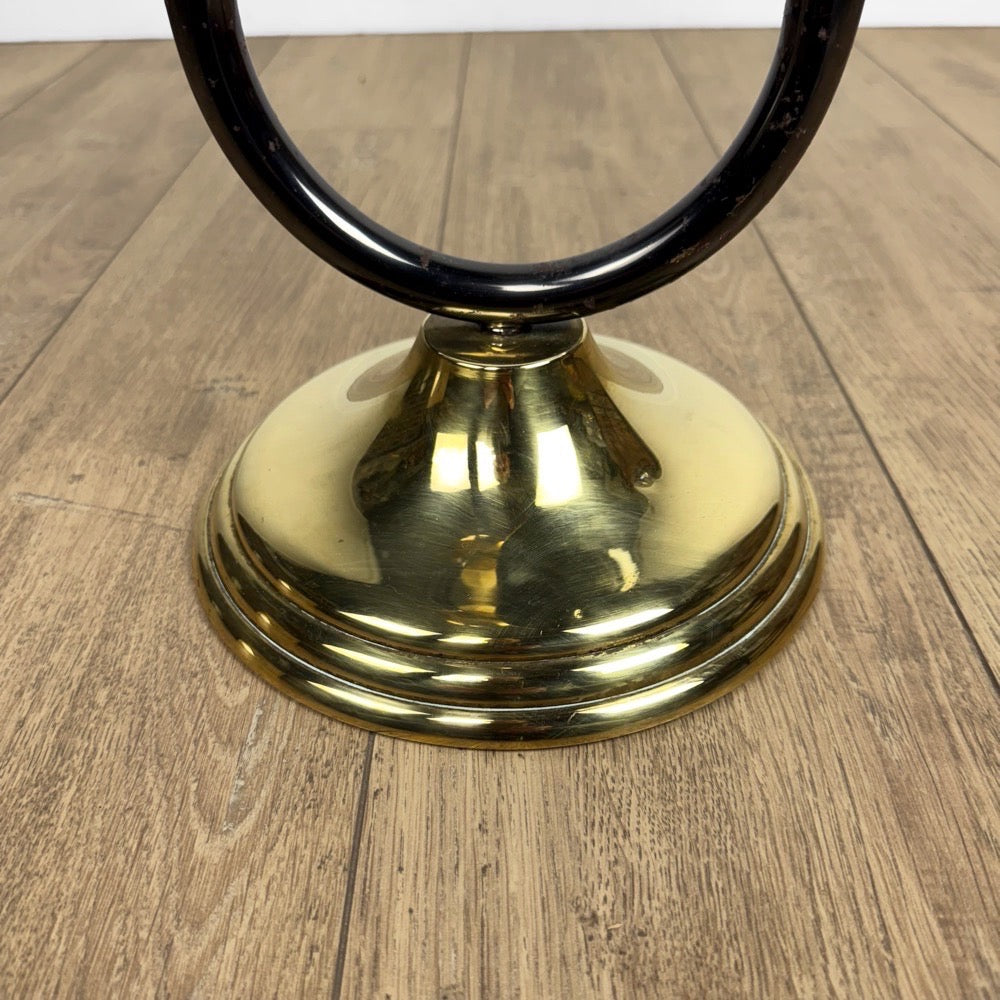 Cendrier sur pied laiton design années 50