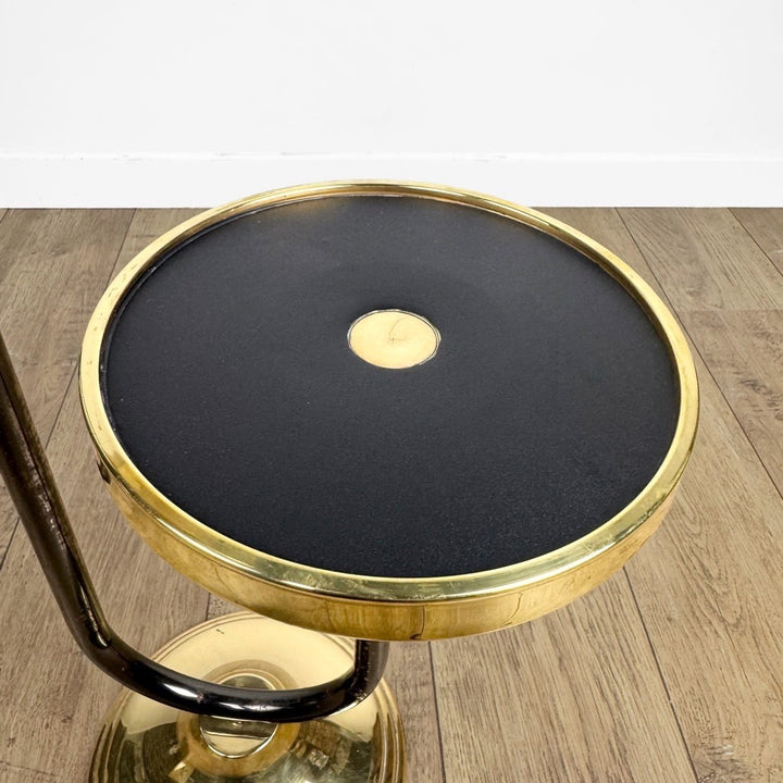 Cendrier sur pied laiton design années 50