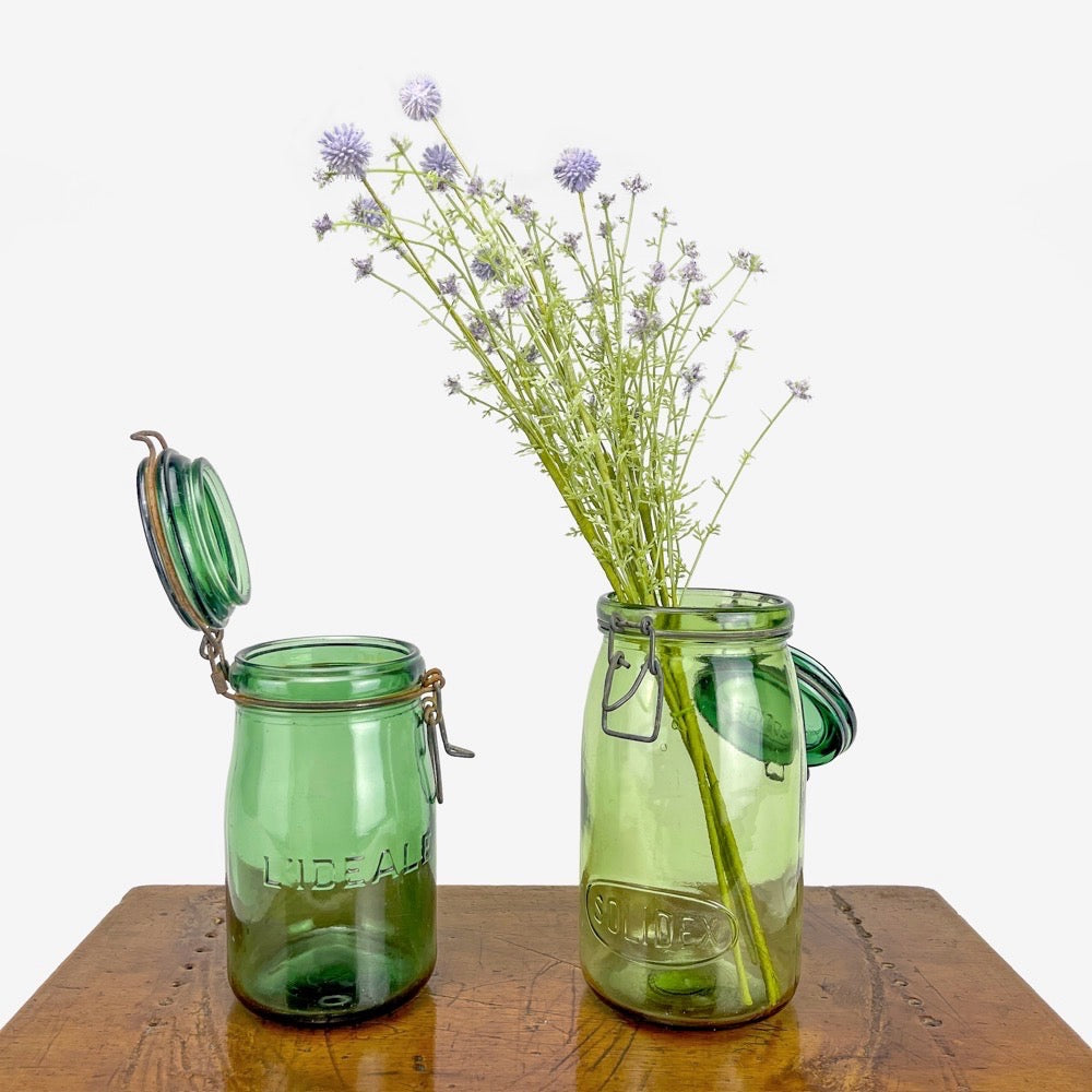 Anciens bocaux de conserves en verre années 40/50