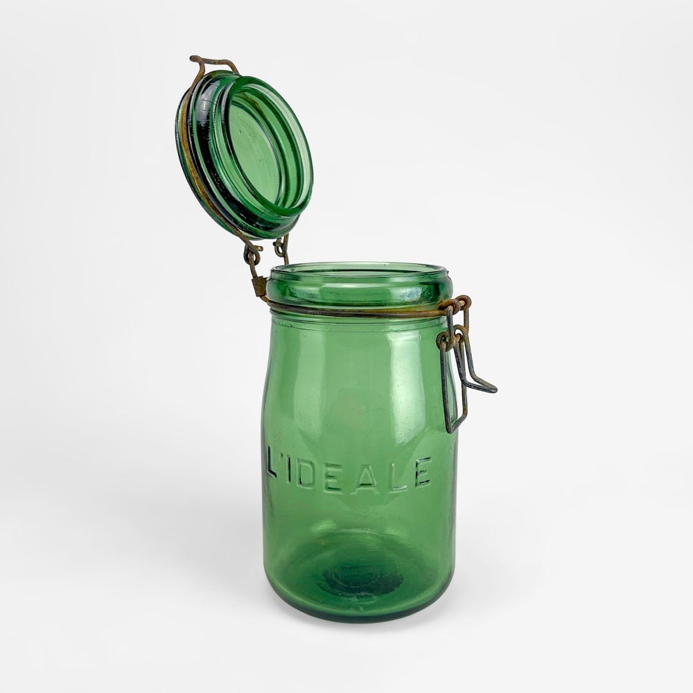 Anciens bocaux de conserves en verre années 40/50