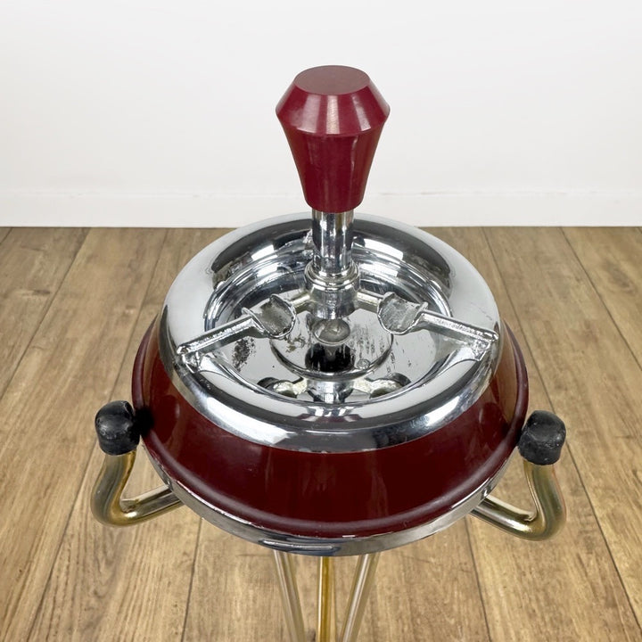 Cendrier design sur pied Mid-Century