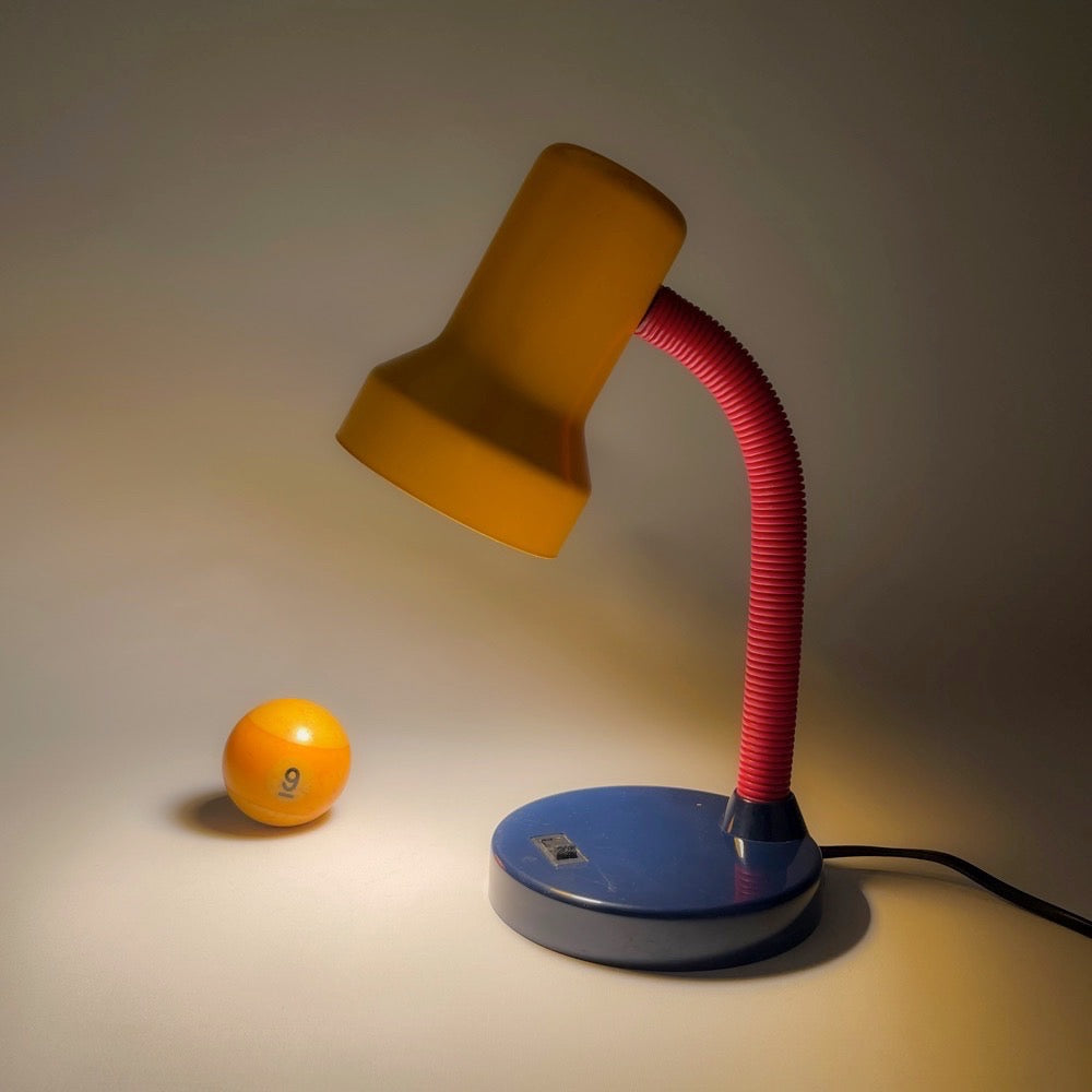 Lampe de bureau style Memphis années 90