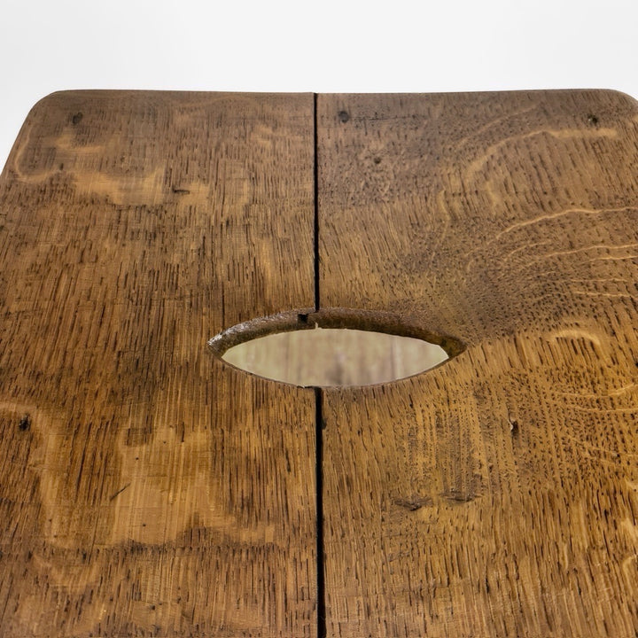 Tabouret haut à fente ancien
