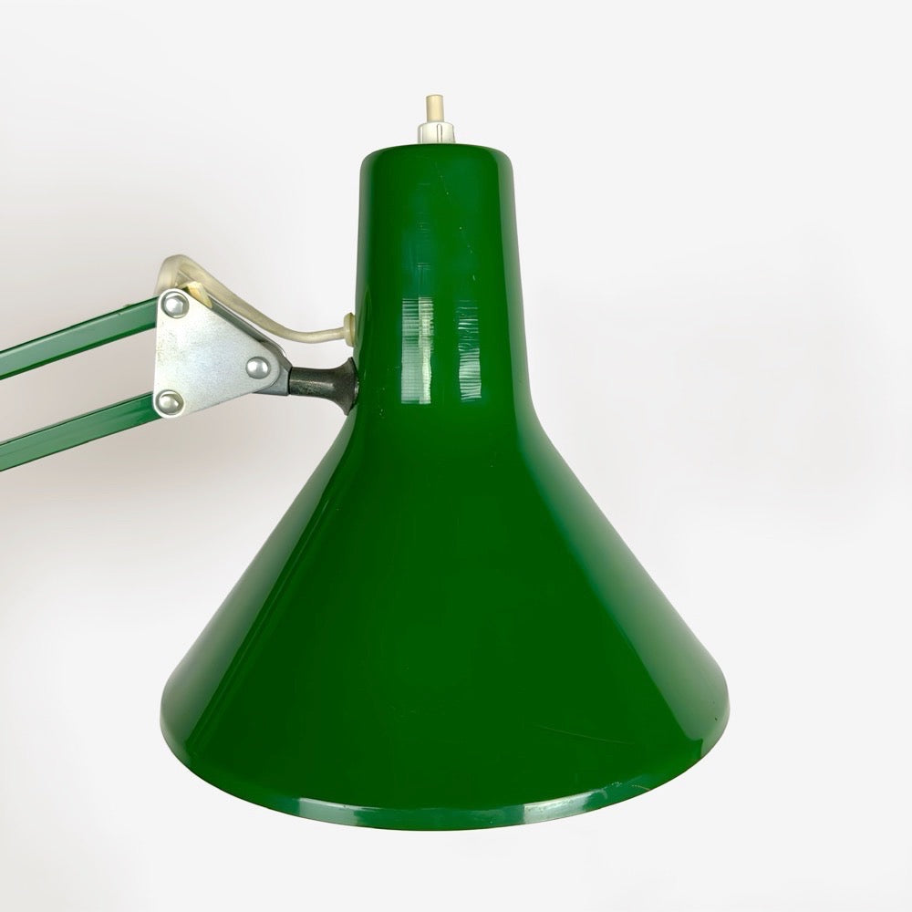 Lampe d'architecte verte