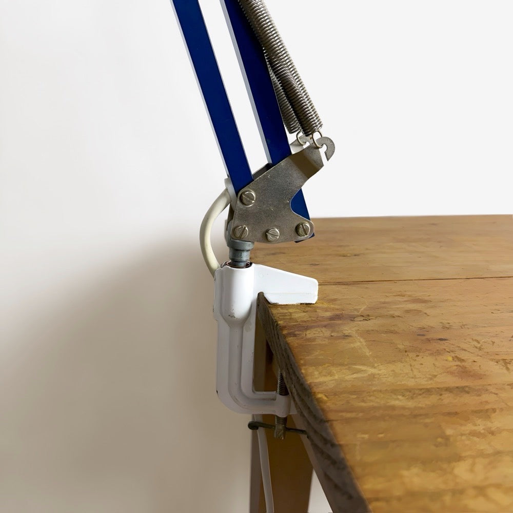 Lampe d'architecte bleue nuit