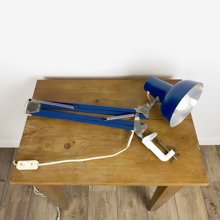 Lampe d'architecte bleue nuit