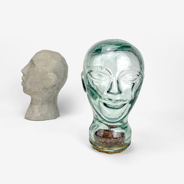 Marotte en verre années 70