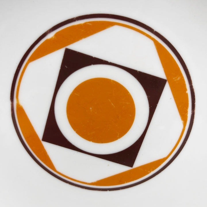 10 assiettes à dessert pop 70's porcelaine Winterling