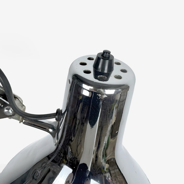 Lampe architecte Luxo métal argenté chromé