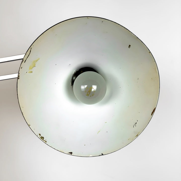 Lampe architecte Luxo métal argenté chromé