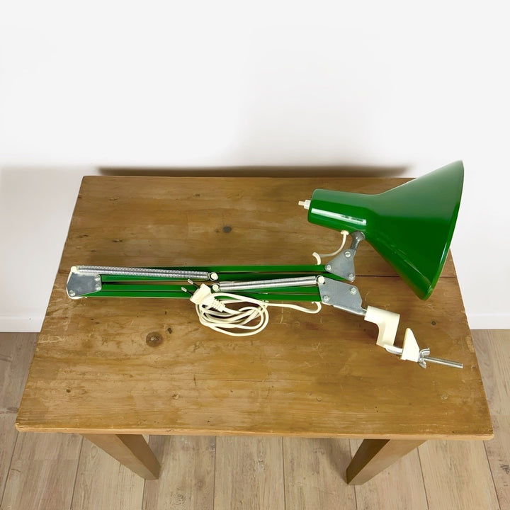 Lampe d'architecte verte