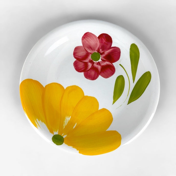 16 Assiettes Flower Power Primula Italie années 70