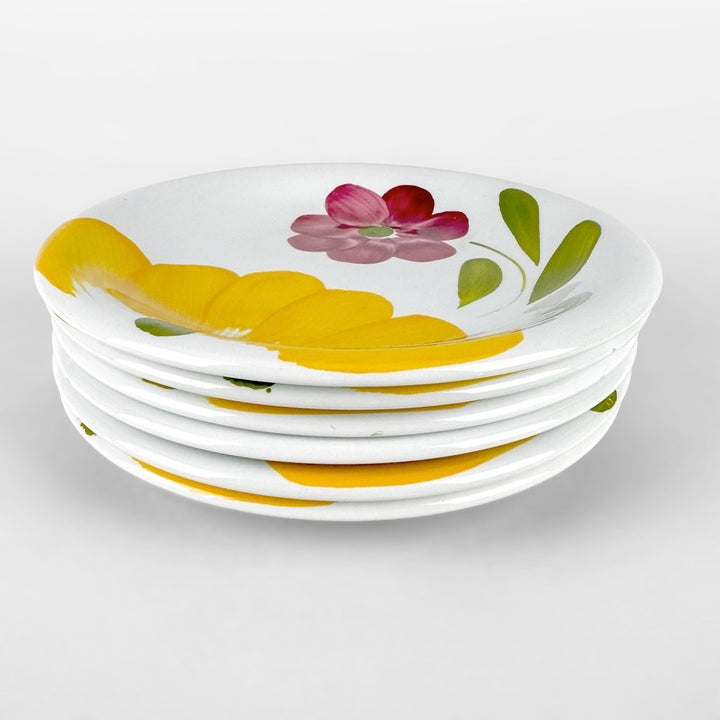 16 Assiettes Flower Power Primula Italie années 70