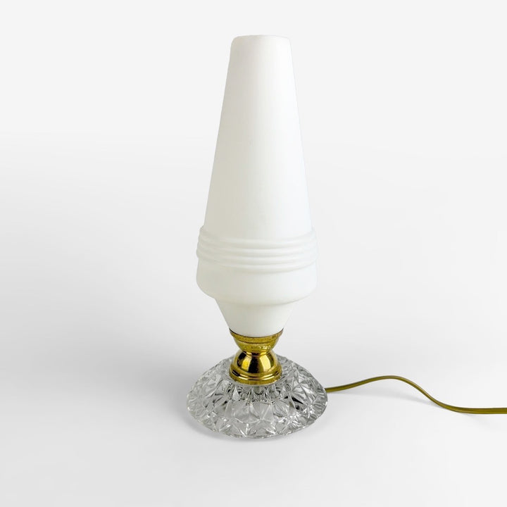 Lampe cristal et polyéthylène années 60
