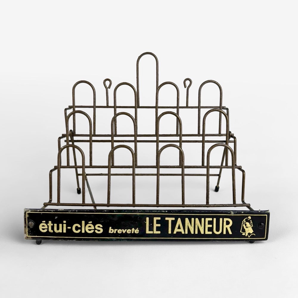 Présentoir publicitaire ancien Le Tanneur