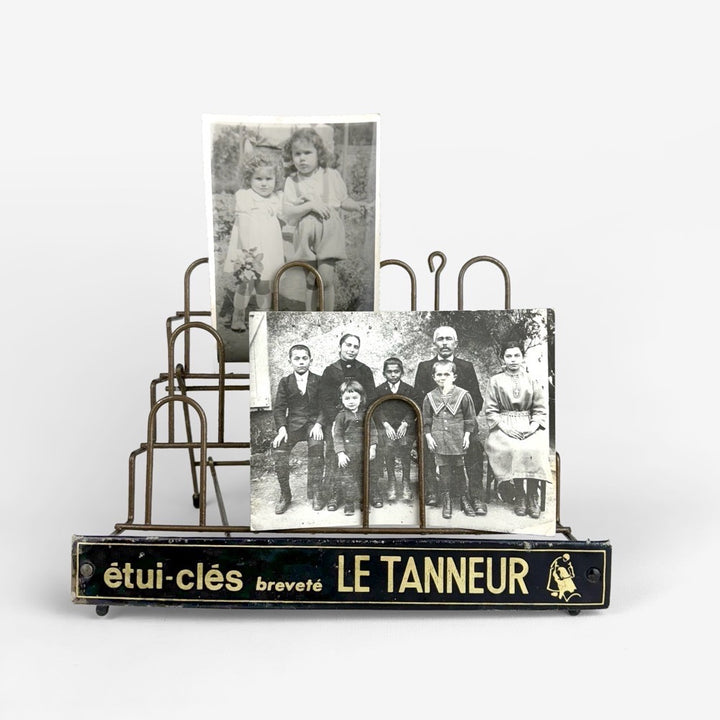 Présentoir publicitaire ancien Le Tanneur