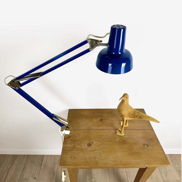 Lampe d'architecte bleue nuit