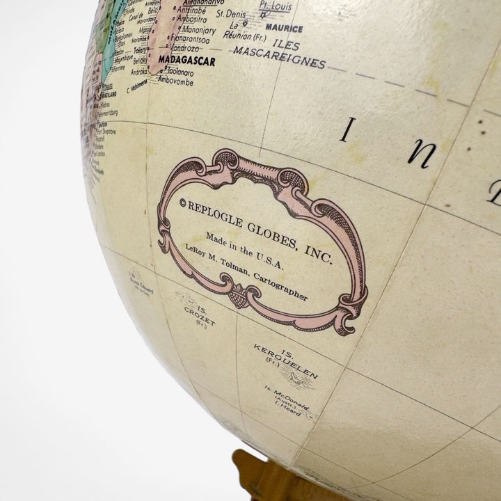 Mappemonde Replogle USA vintage