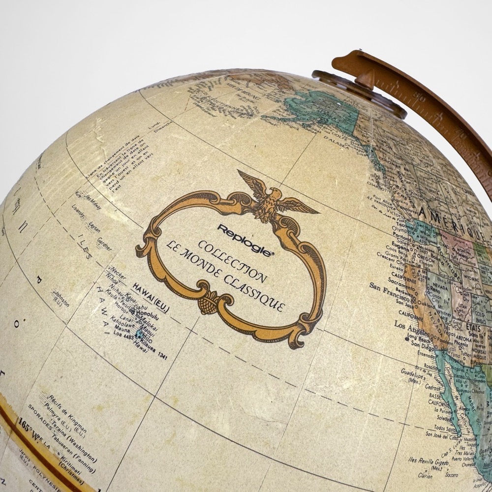 Mappemonde Replogle USA vintage