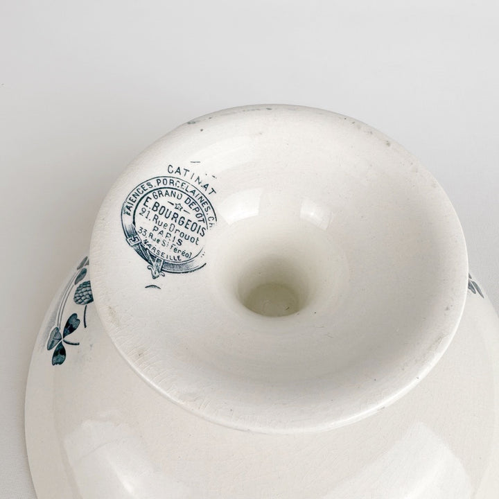 Compotier Terre de Fer Catinat Émile Bourgeois XIXe