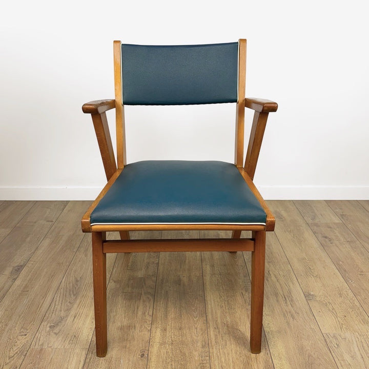 Paire de fauteuils bridges scandinaves années 50