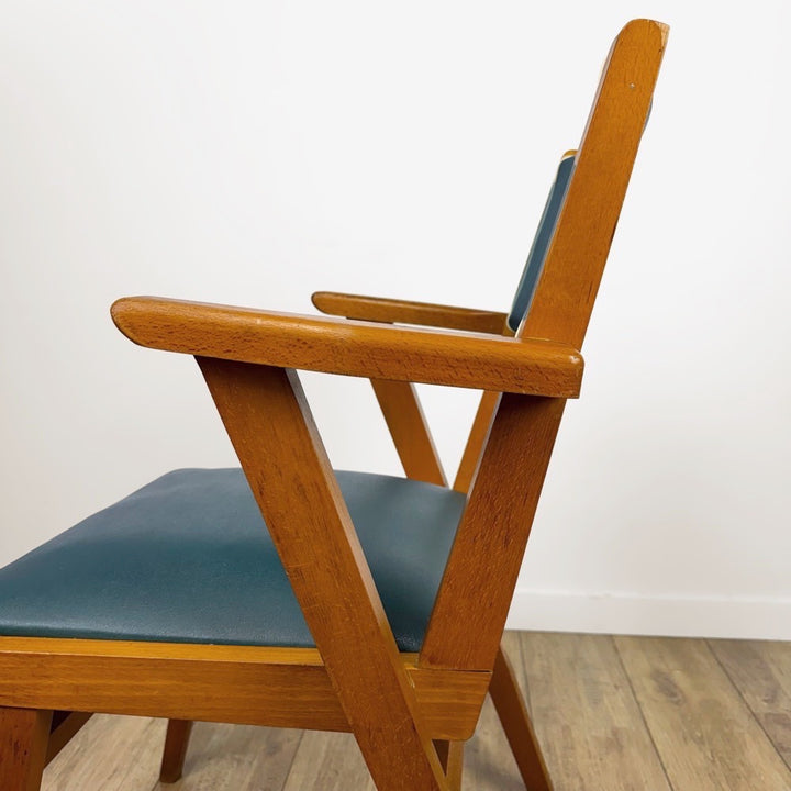 Paire de fauteuils bridges scandinaves années 50