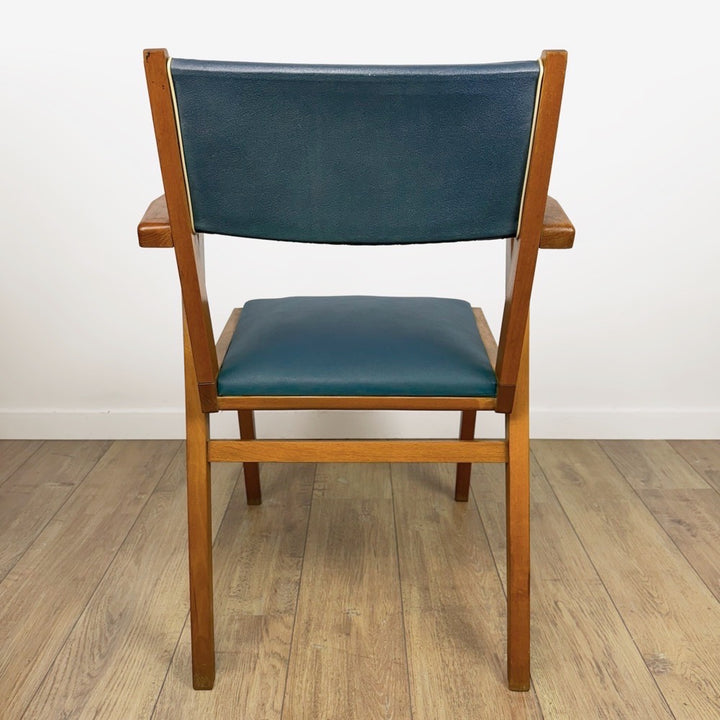 Paire de fauteuils bridges scandinaves années 50