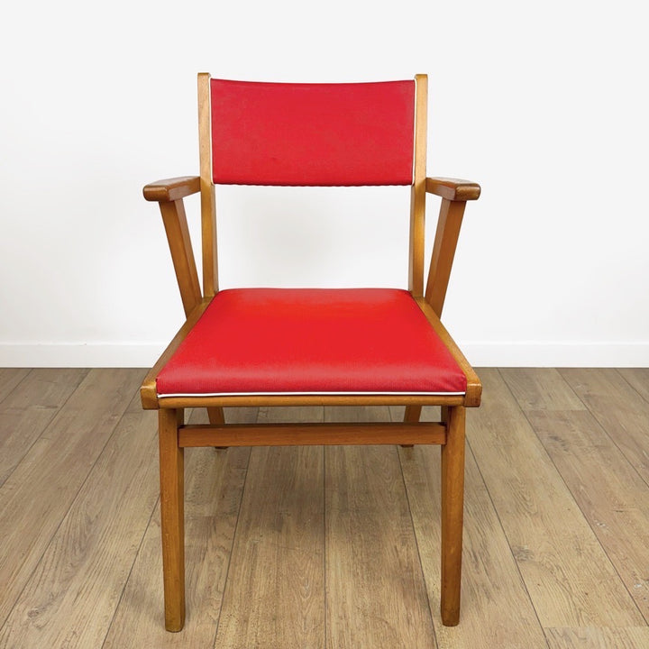 Paire de fauteuils bridges scandinaves années 50