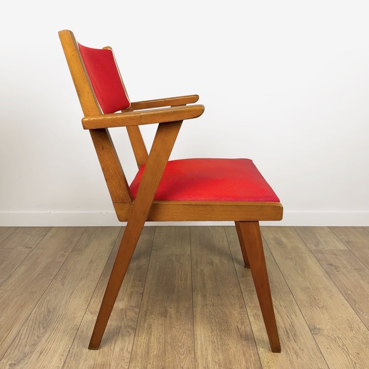 Paire de fauteuils bridges scandinaves années 50