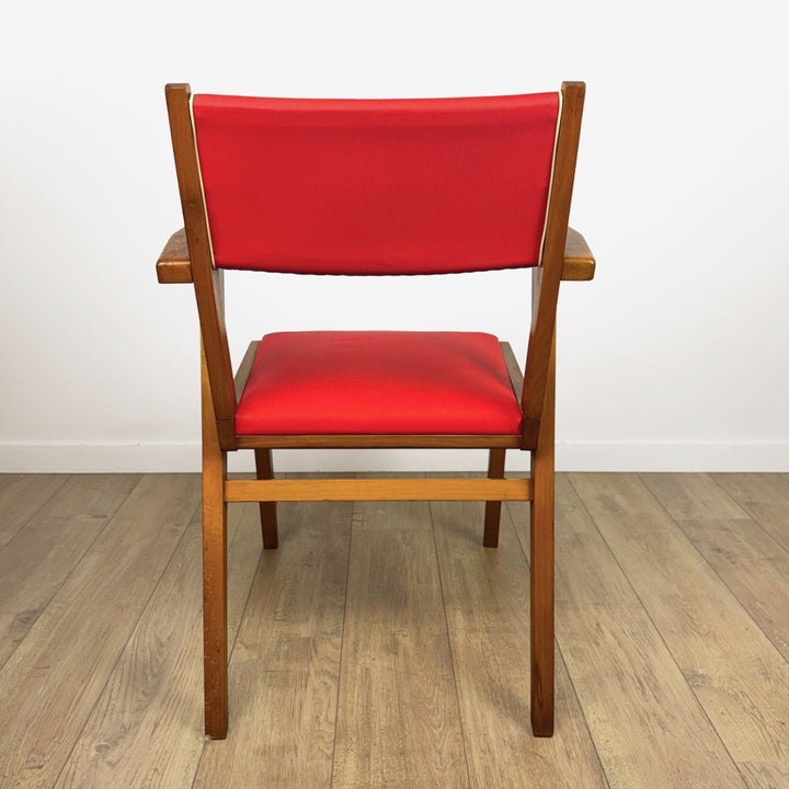 Paire de fauteuils bridges scandinaves années 50