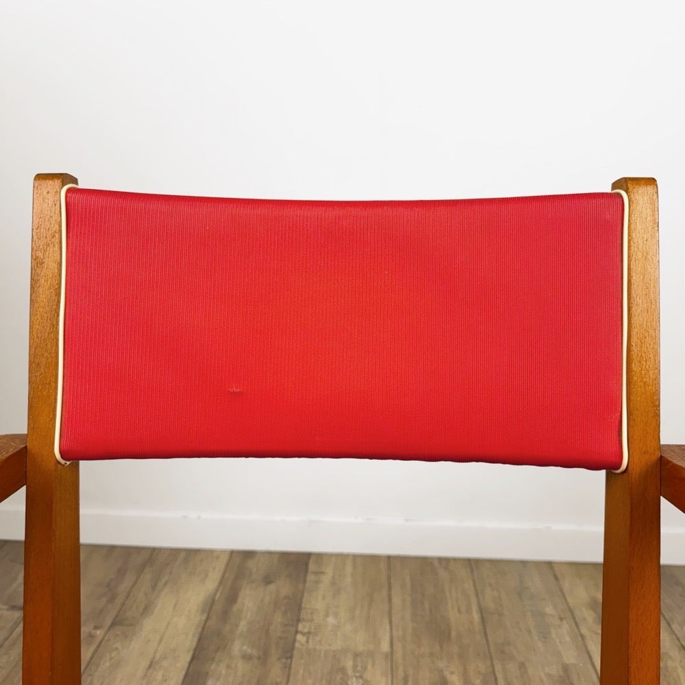 Paire de fauteuils bridges scandinaves années 50