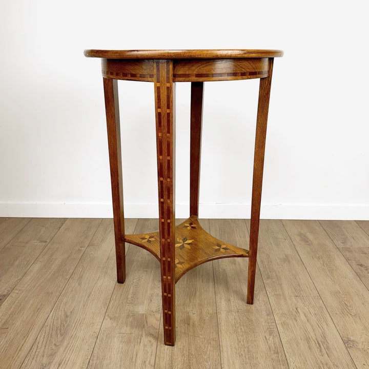 Guéridon Art Déco double plateau 1931