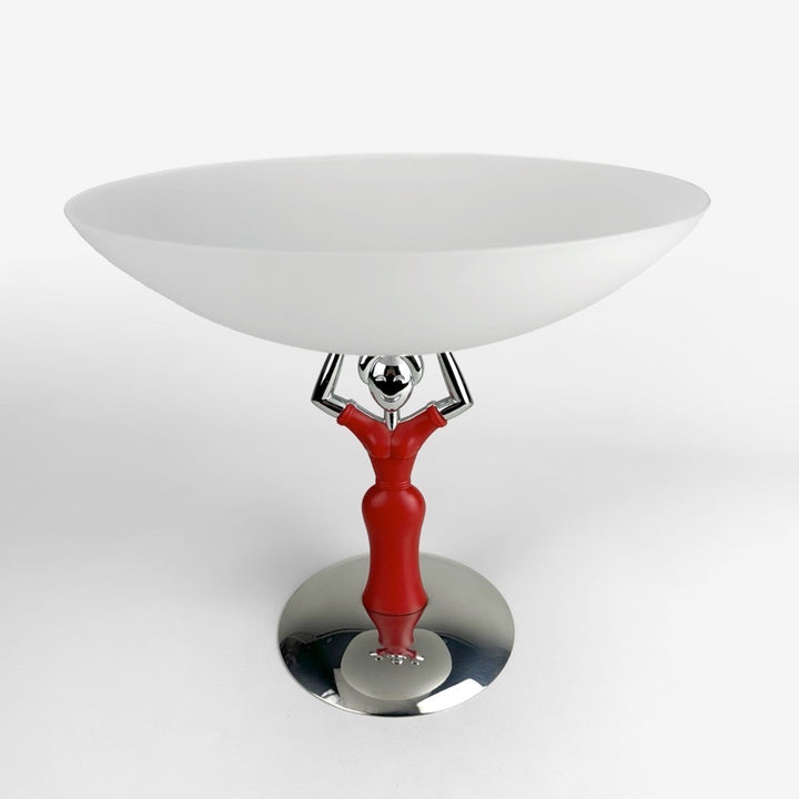 Coupe à fruits design chrome et verre Bugatti