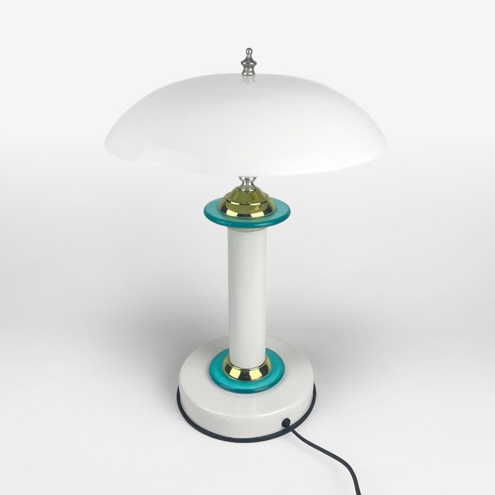 Lampe champignon blanche Cima 9105 années 80/90