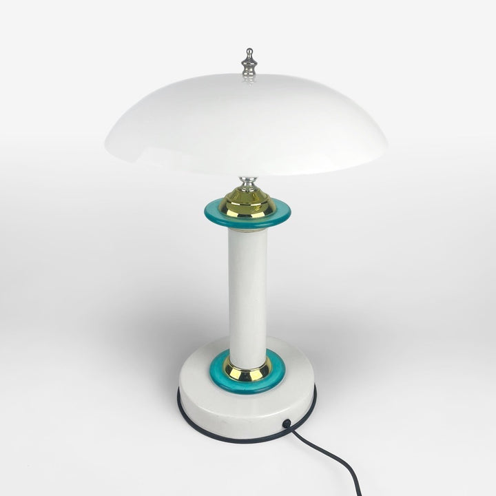 Lampe champignon blanche Cima 9105 années 80/90