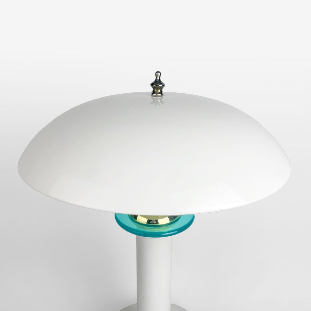 Lampe champignon blanche Cima 9105 années 80/90