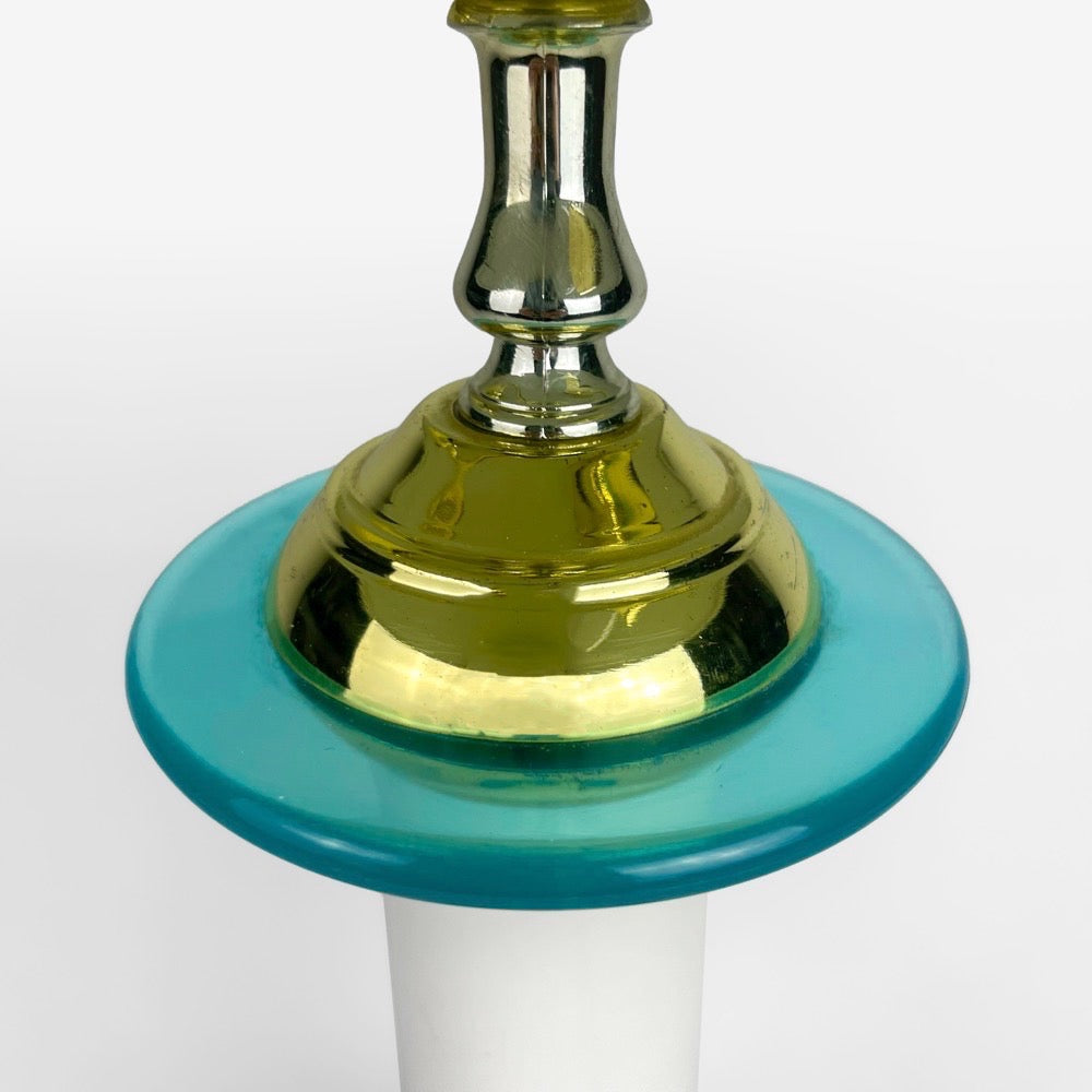 Lampe champignon blanche Cima 9105 années 80/90