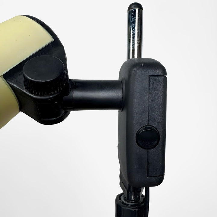 Lampadaire spot beige réglable années 70