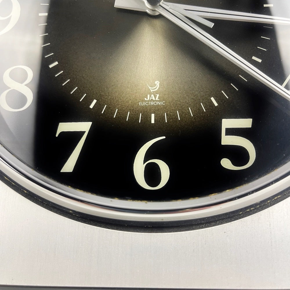 Horloge Jaz Sonnic Noire et argent 1975